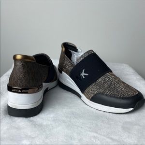 Michael Kors Felix Bubble Trainer Glitter Sneakers